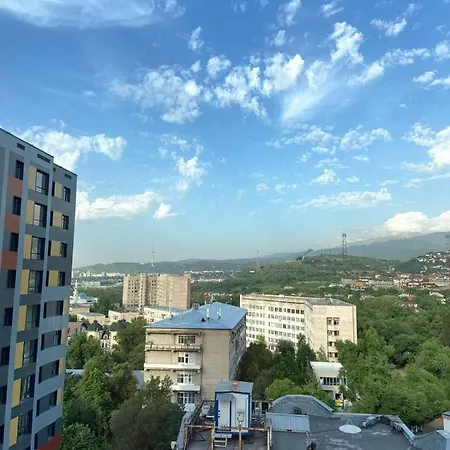 Аль-Фараби-Ходжанова. Вид На Горы. Жк Оркен Almaty Exterior photo